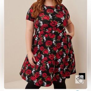 Torrid Minnie foxy dress euc size 1